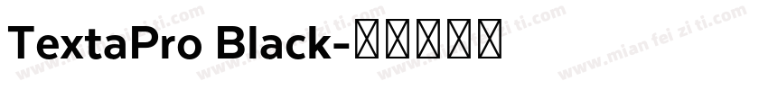 TextaPro Black字体转换